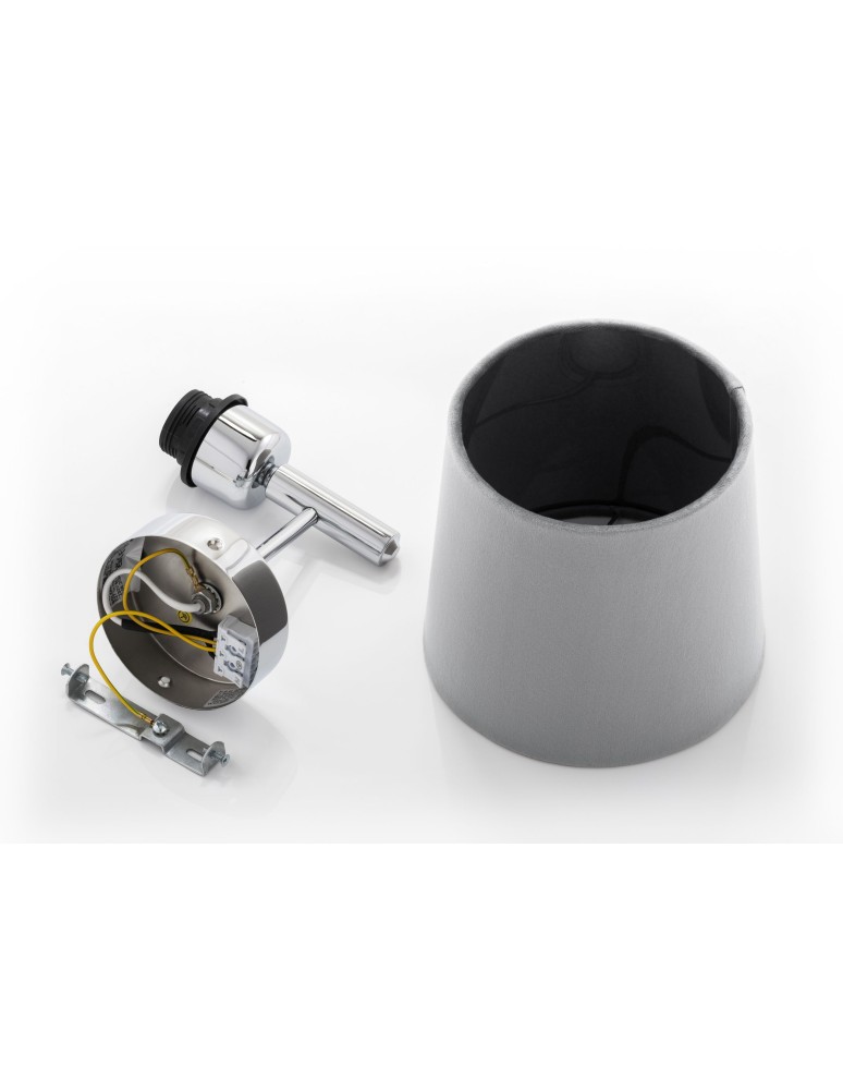 Argon BOLZANO PLUS kinkiet 1 pł. 1x15W (max) ciemnoszary chrom 4725 Argon BOLZANO PLUS kinkiet 1 pł. 1x15W (max) ciemnoszary chrom 4725