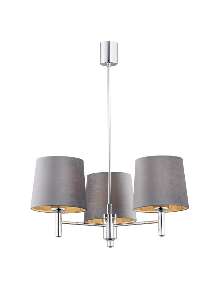Argon BOLZANO PLUS żyrandol 3 pł. 3x15W (max) ciemnoszary chrom 6107 Argon BOLZANO PLUS żyrandol 3 pł. 3x15W (max) ciemnoszary chrom 6107