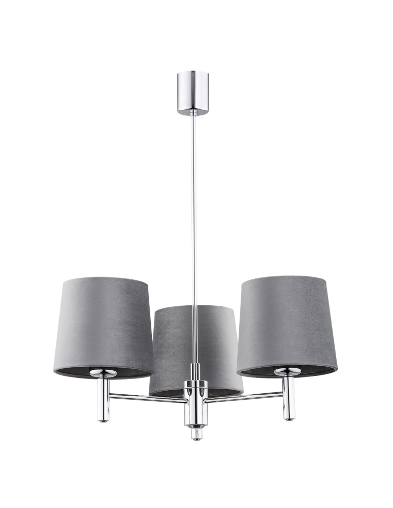 Argon BOLZANO PLUS żyrandol 3 pł. 3x15W (max) ciemnoszary chrom 6107 Argon BOLZANO PLUS żyrandol 3 pł. 3x15W (max) ciemnoszary chrom 6107