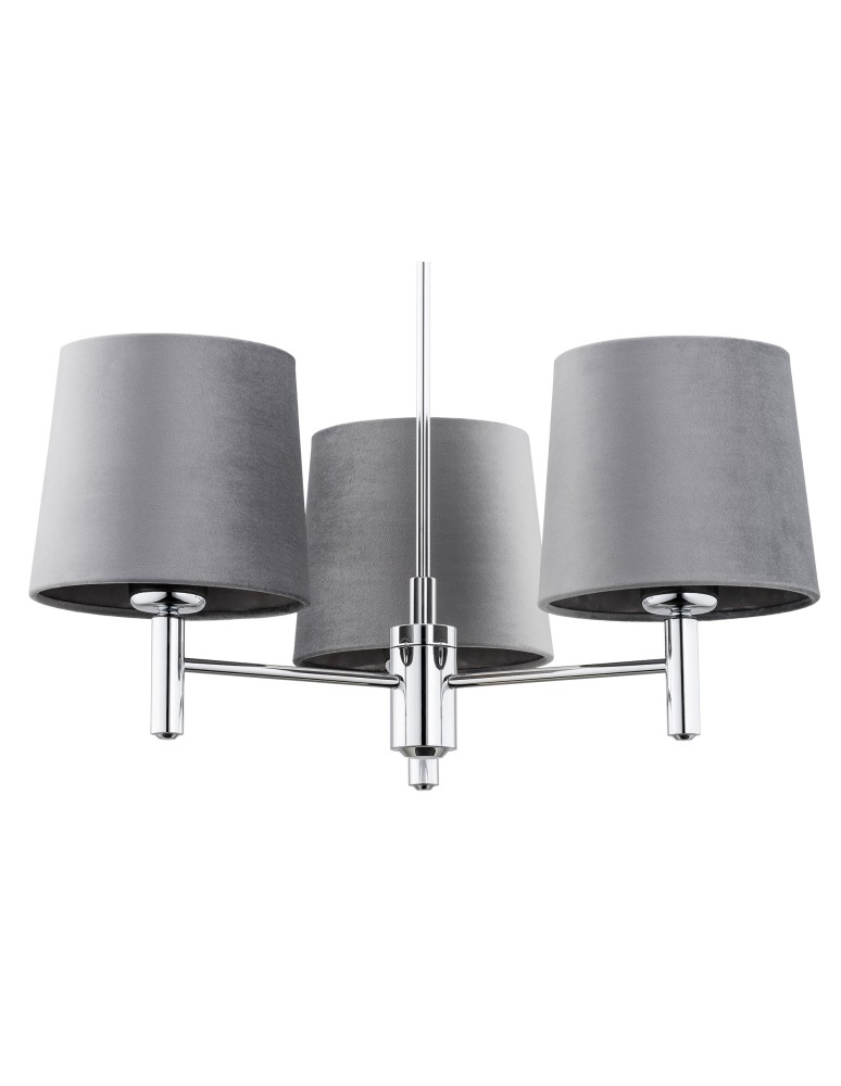 Argon BOLZANO PLUS żyrandol 3 pł. 3x15W (max) ciemnoszary chrom 6107 Argon BOLZANO PLUS żyrandol 3 pł. 3x15W (max) ciemnoszary chrom 6107