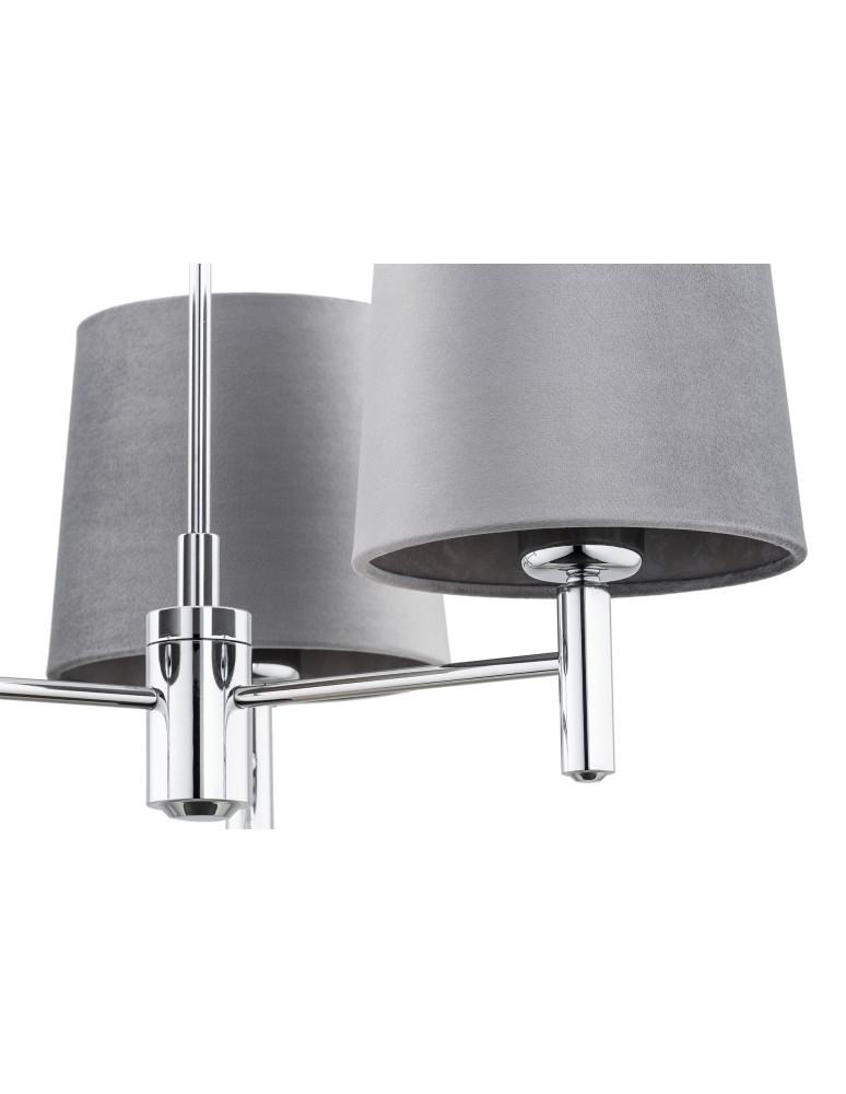 Argon BOLZANO PLUS żyrandol 3 pł. 3x15W (max) ciemnoszary chrom 6107 Argon BOLZANO PLUS żyrandol 3 pł. 3x15W (max) ciemnoszary chrom 6107