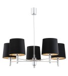 Argon BOLZANO PLUS żyrandol 5 pł. 5x15W (max) czarny chrom 2104 Argon BOLZANO PLUS żyrandol 5 pł. 5x15W (max) czarny chrom 2104