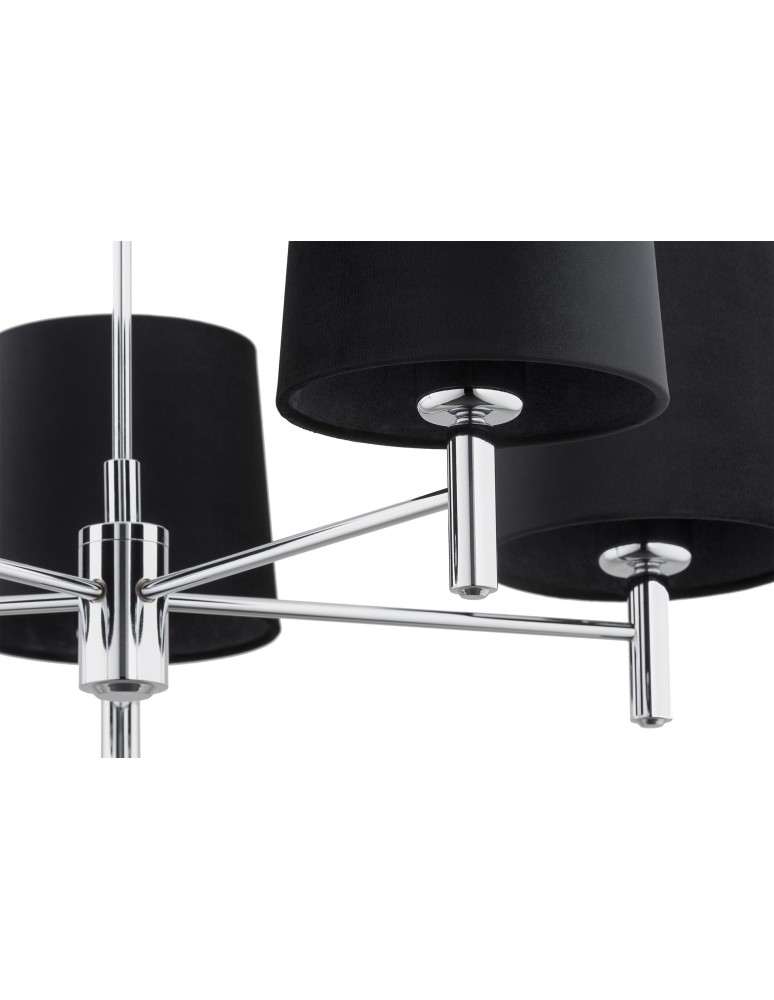 Argon BOLZANO PLUS żyrandol 5 pł. 5x15W (max) czarny chrom 2104 Argon BOLZANO PLUS żyrandol 5 pł. 5x15W (max) czarny chrom 2104