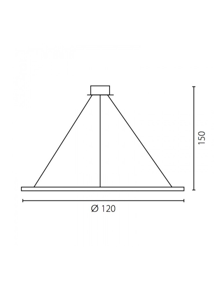 RAMKO Echo Żyrandol 120 LED Zewnętrzny 67885