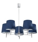 Argon BOLZANO żyrandol 5 pł. 5x15W (max) granat chrom 2074 Argon BOLZANO żyrandol 5 pł. 5x15W (max) granat chrom 2074