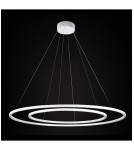 Lampy wiszące okręgi - RAMKO Echo Żyrandol 60 + 90 LED 67934 - produkt 1