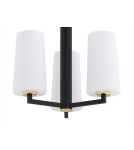 Argon CAMELOT PLUS żyrandol 3 pł. 3x15W (max) opal mat czarny mat 6143 Argon CAMELOT PLUS żyrandol 3 pł. 3x15W (max) opal mat czarny mat 6143