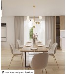 Lampy wiszące kule - Argon CAMERON lampa wisząca 8 pł. 8x15W (max) opal mat czarny mat mosiądz 5041 - product 2