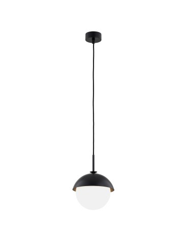 Argon CAPPELLO lampa wisząca 1 pł. 1x15W (max) opal mat czarny 8295