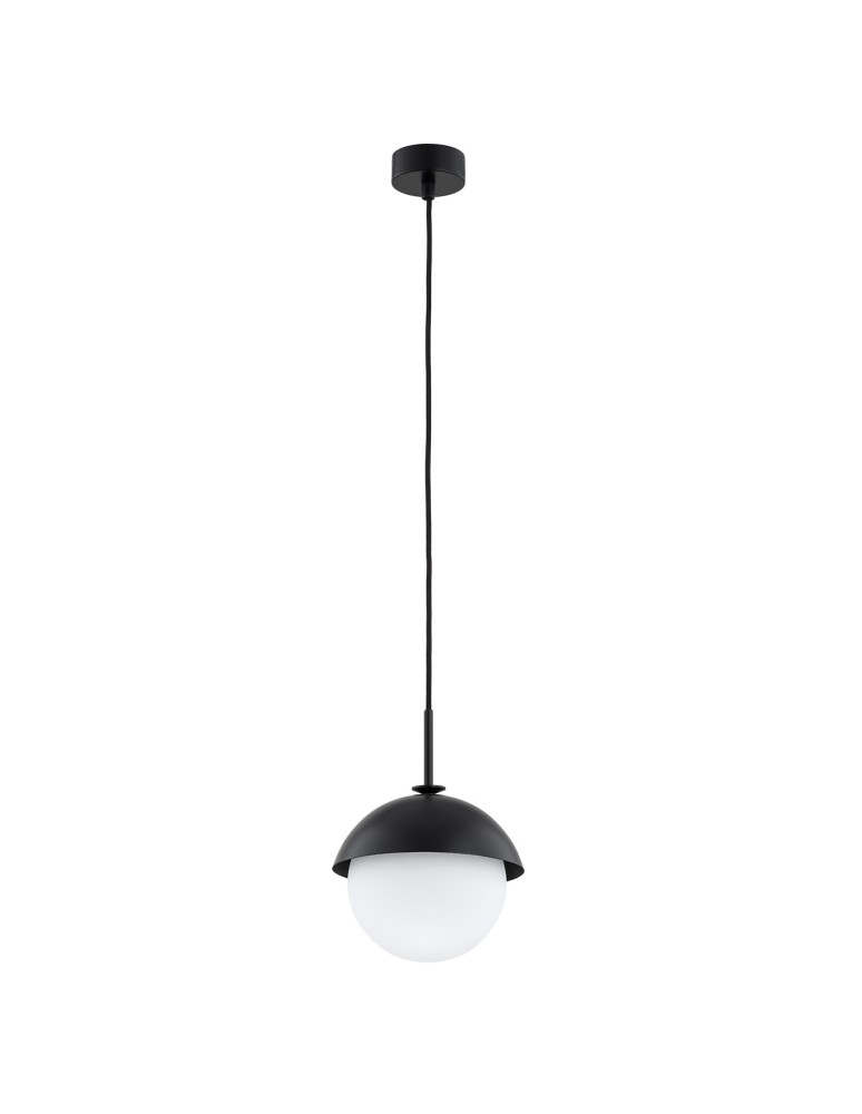 Argon CAPPELLO lampa wisząca 1 pł. 1x15W (max) opal mat czarny 8295 Argon CAPPELLO lampa wisząca 1 pł. 1x15W (max) opal mat czarny 8295