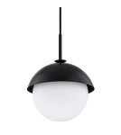 Argon CAPPELLO lampa wisząca 1 pł. 1x15W (max) opal mat czarny 8295 Argon CAPPELLO lampa wisząca 1 pł. 1x15W (max) opal mat czarny 8295