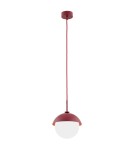 Argon CAPPELLO lampa wisząca 1 pł. 1x15W (max) opal mat czerwony 8296 Argon CAPPELLO lampa wisząca 1 pł. 1x15W (max) opal mat czerwony 8296