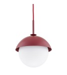 Argon CAPPELLO lampa wisząca 1 pł. 1x15W (max) opal mat czerwony 8296 Argon CAPPELLO lampa wisząca 1 pł. 1x15W (max) opal mat czerwony 8296
