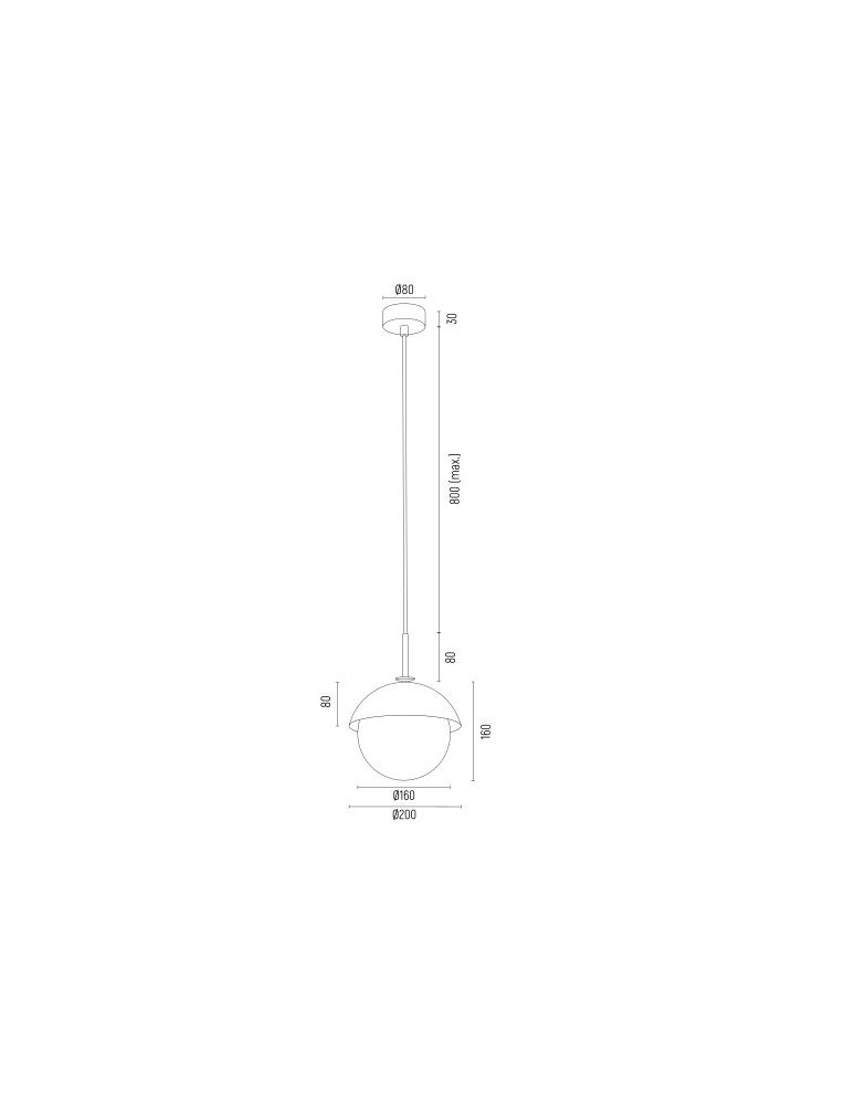 Argon CAPPELLO lampa wisząca 1 pł. 1x15W (max) opal mat czerwony 8296 Argon CAPPELLO lampa wisząca 1 pł. 1x15W (max) opal mat czerwony 8296