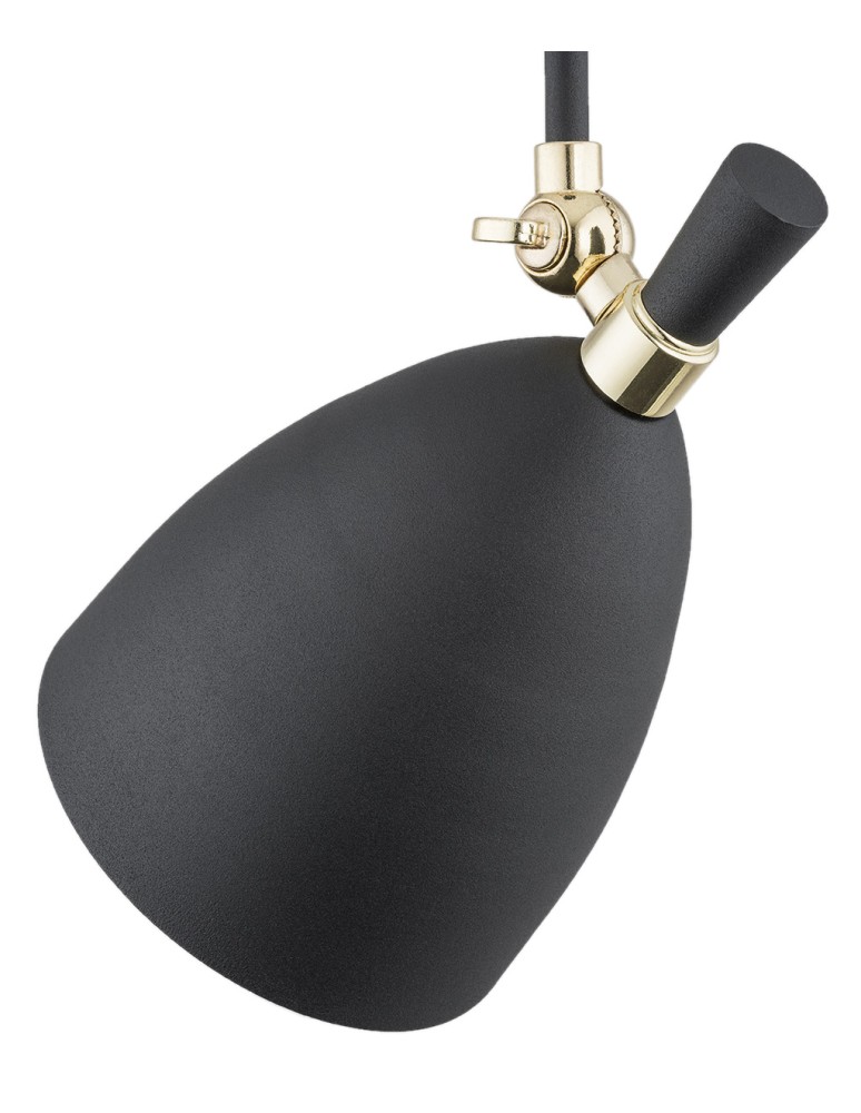 Argon CHARLOTTE lampa wisząca 1 pł. 1x15W (max) czarny struktura elementy mosiądzowane 4686 Argon CHARLOTTE lampa wisząca 1 pł. 1x15W (max) czarny struktura elementy mosiądzowane 4686