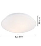Plafony okrągłe - Argon GIN plafon 3 pł. 3x15W (max) opal mat 3224 - product 7