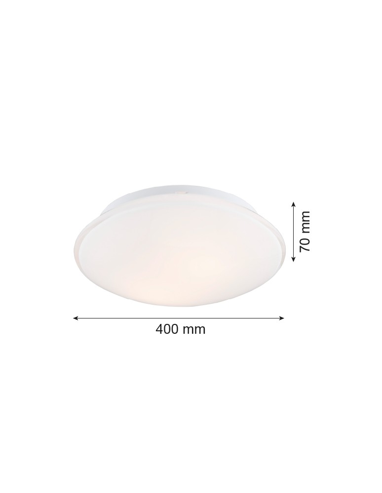 Argon GIN plafon 3 pł. 3x15W (max) opal mat 3224