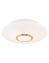 Argon CHICAGO plafon 2 pł. 2x15W (max) opal mat mosiądzowany 1030