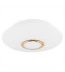 Argon CHICAGO plafon 2 pł. 2x15W (max) opal mat mosiądzowany 1030 Argon CHICAGO plafon 2 pł. 2x15W (max) opal mat mosiądzowany 1030