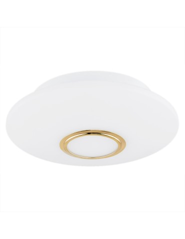 Argon CHICAGO plafon 2 pł. 2x15W (max) opal mat mosiądzowany 1030 - produkt 2