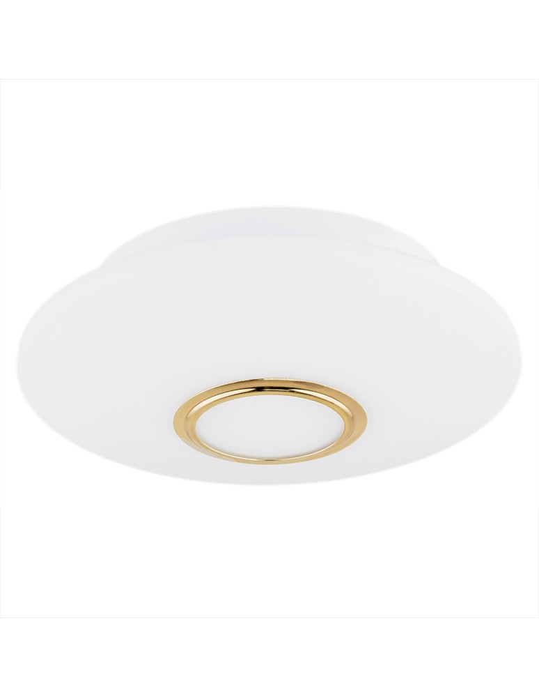 Argon CHICAGO plafon 2 pł. 2x15W (max) opal mat mosiądzowany 1030 Argon CHICAGO plafon 2 pł. 2x15W (max) opal mat mosiądzowany 1030
