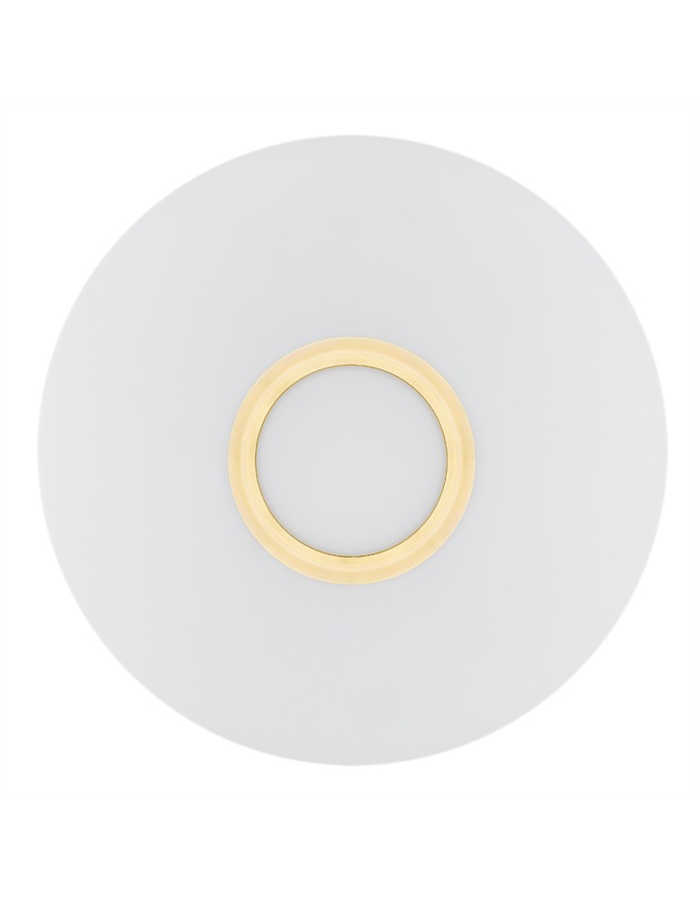 Argon CHICAGO plafon 2 pł. 2x15W (max) opal mat mosiądzowany 1030 Argon CHICAGO plafon 2 pł. 2x15W (max) opal mat mosiądzowany 1030