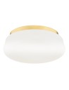 Argon OMBRA plafon 3 pł. 3x15W (max) opal mat elementy mosiądzowane 6142