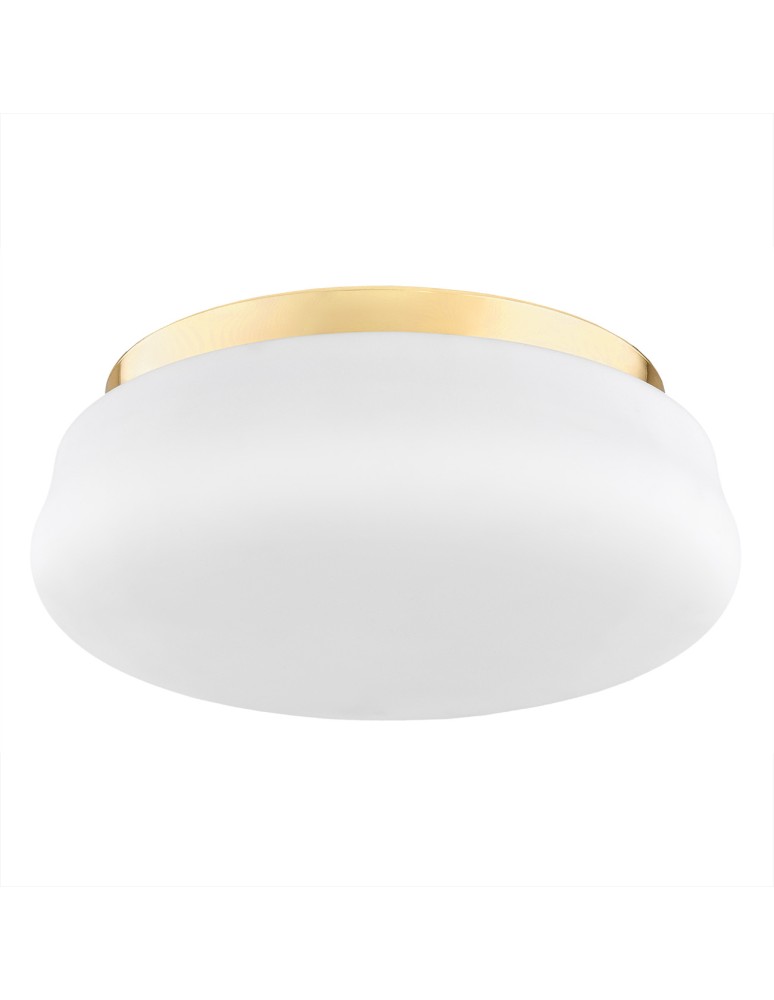 Argon OMBRA plafon 3 pł. 3x15W (max) opal mat elementy mosiądzowane 6142 Argon OMBRA plafon 3 pł. 3x15W (max) opal mat elementy mosiądzowane 6142