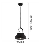 Argon DAKOTA lampa wisząca 1 pł. 1x15W (max) czarny 8285 Argon DAKOTA lampa wisząca 1 pł. 1x15W (max) czarny 8285