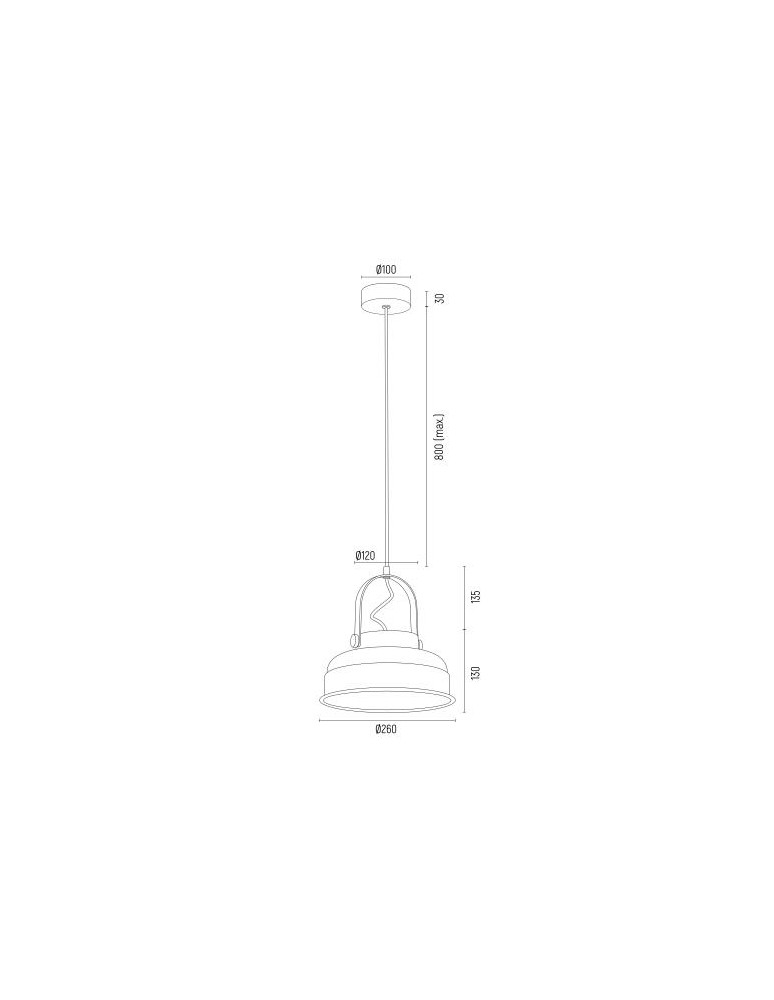 Argon DAKOTA lampa wisząca 1 pł. 1x15W (max) czarny 8285 Argon DAKOTA lampa wisząca 1 pł. 1x15W (max) czarny 8285