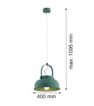 Argon DAKOTA lampa wisząca 1 pł. 1x15W (max) zielony 8287 Argon DAKOTA lampa wisząca 1 pł. 1x15W (max) zielony 8287
