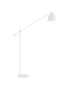 Argon DETROIT lampa podłogowa 1 pł. 1x15W (max) biały struktura elementy mosiądzowane 4734 Argon DETROIT lampa podłogowa 1 pł. 1x15W (max) biały struktura elementy mosiądzowane 4734