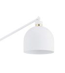 Argon DETROIT lampa podłogowa 1 pł. 1x15W (max) biały struktura elementy mosiądzowane 4734 Argon DETROIT lampa podłogowa 1 pł. 1x15W (max) biały struktura elementy mosiądzowane 4734