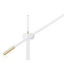 Argon DETROIT lampa podłogowa 1 pł. 1x15W (max) biały struktura elementy mosiądzowane 4734 Argon DETROIT lampa podłogowa 1 pł. 1x15W (max) biały struktura elementy mosiądzowane 4734