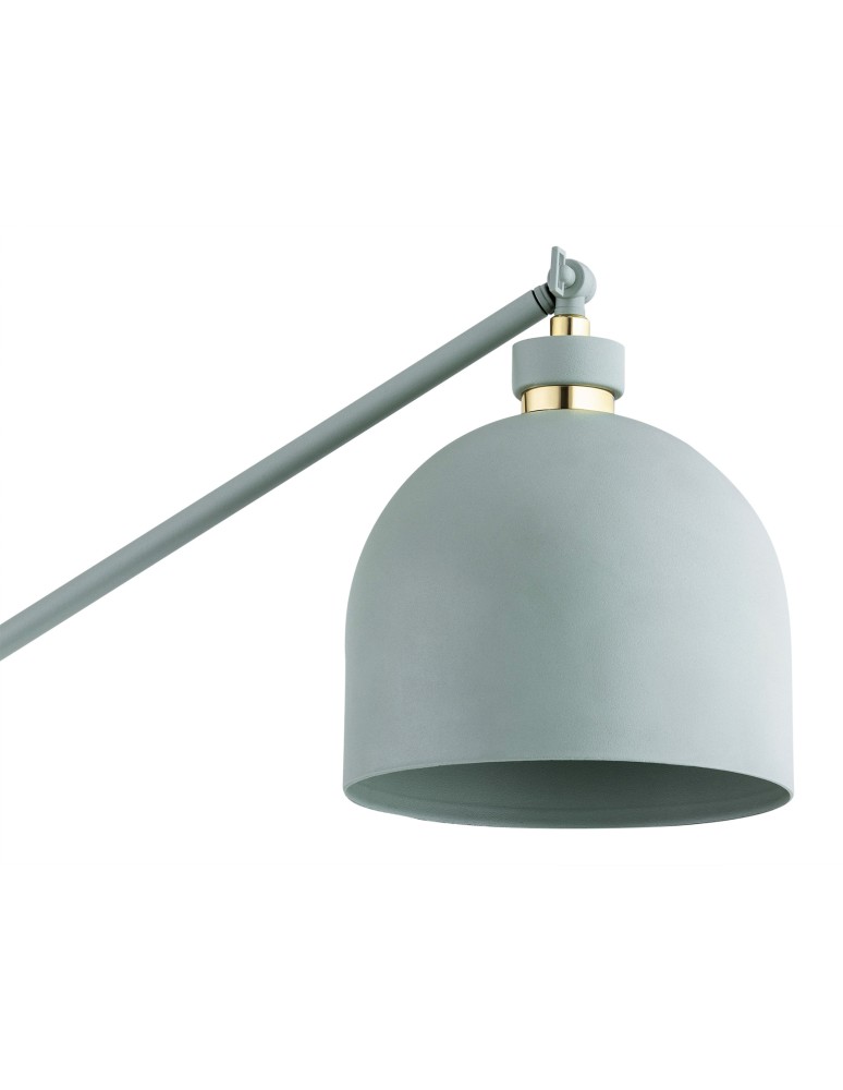 Argon DETROIT lampa podłogowa 1 pł. 1x15W (max) szałwia struktura elementy mosiądzowane 4736 Argon DETROIT lampa podłogowa 1 pł. 1x15W (max) szałwia struktura elementy mosiądzowane 4736