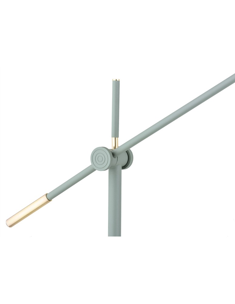 Argon DETROIT lampa podłogowa 1 pł. 1x15W (max) szałwia struktura elementy mosiądzowane 4736 Argon DETROIT lampa podłogowa 1 pł. 1x15W (max) szałwia struktura elementy mosiądzowane 4736