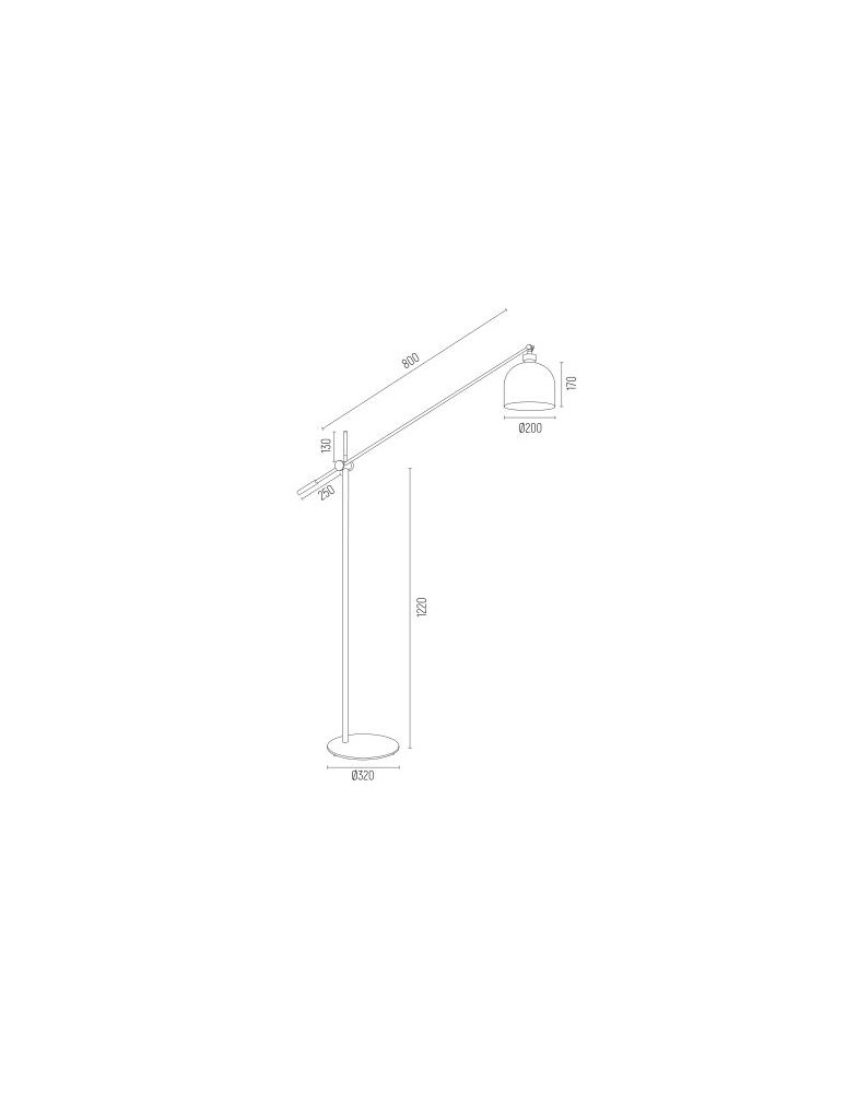 Argon DETROIT lampa podłogowa 1 pł. 1x15W (max) szałwia struktura elementy mosiądzowane 4736 Argon DETROIT lampa podłogowa 1 pł. 1x15W (max) szałwia struktura elementy mosiądzowane 4736