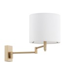 Argon DOLCE kinkiet 1 pł. wysięgnik 1x15W (max) biały złoty 8314 Argon DOLCE kinkiet 1 pł. wysięgnik 1x15W (max) biały złoty 8314