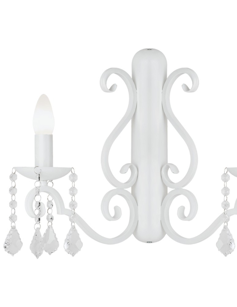 Argon DIADEMA kinkiet 2 pł. 2x7W (max) biały 7183 Argon DIADEMA kinkiet 2 pł. 2x7W (max) biały 7183