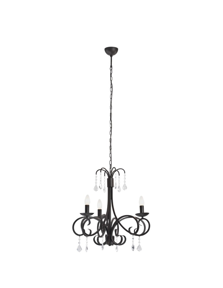 Argon DIADEMA żyrandol 3 pł. 3x7W (max) czarny 6272 Argon DIADEMA żyrandol 3 pł. 3x7W (max) czarny 6272