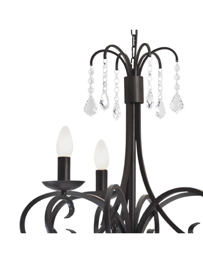 Argon DIADEMA żyrandol 3 pł. 3x7W (max) czarny 6272 Argon DIADEMA żyrandol 3 pł. 3x7W (max) czarny 6272
