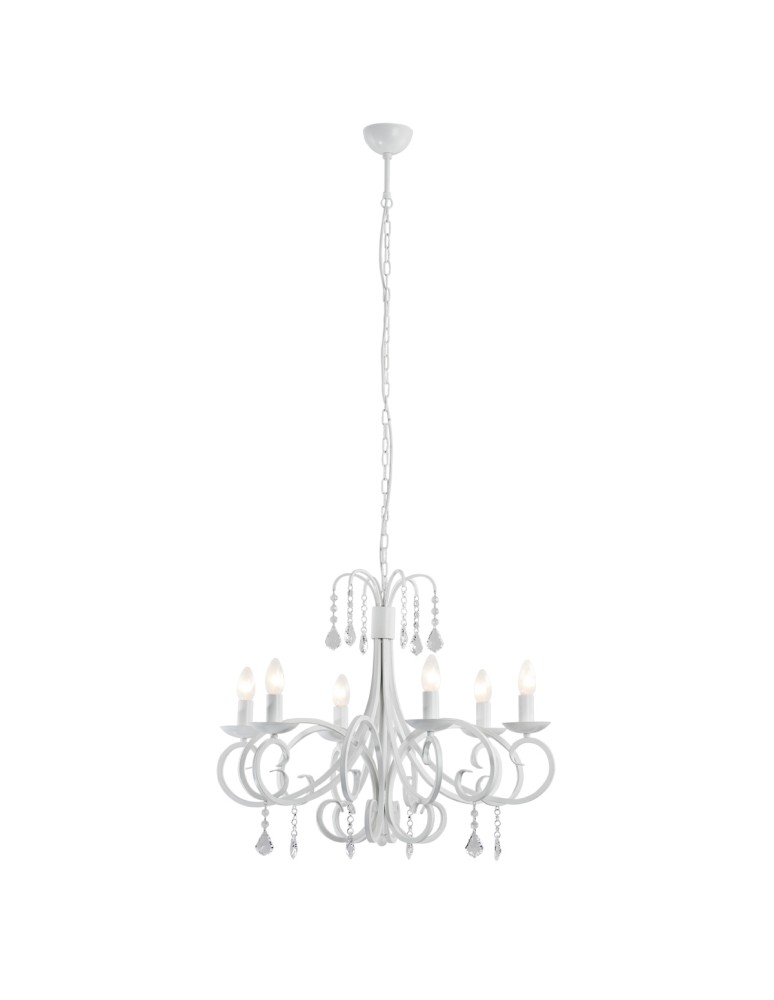 Argon DIADEMA żyrandol 6 pł. 6x7W (max) biały 2561 Argon DIADEMA żyrandol 6 pł. 6x7W (max) biały 2561
