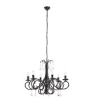 Argon DIADEMA żyrandol 6 pł. 6x7W (max) czarny 2562 Argon DIADEMA żyrandol 6 pł. 6x7W (max) czarny 2562