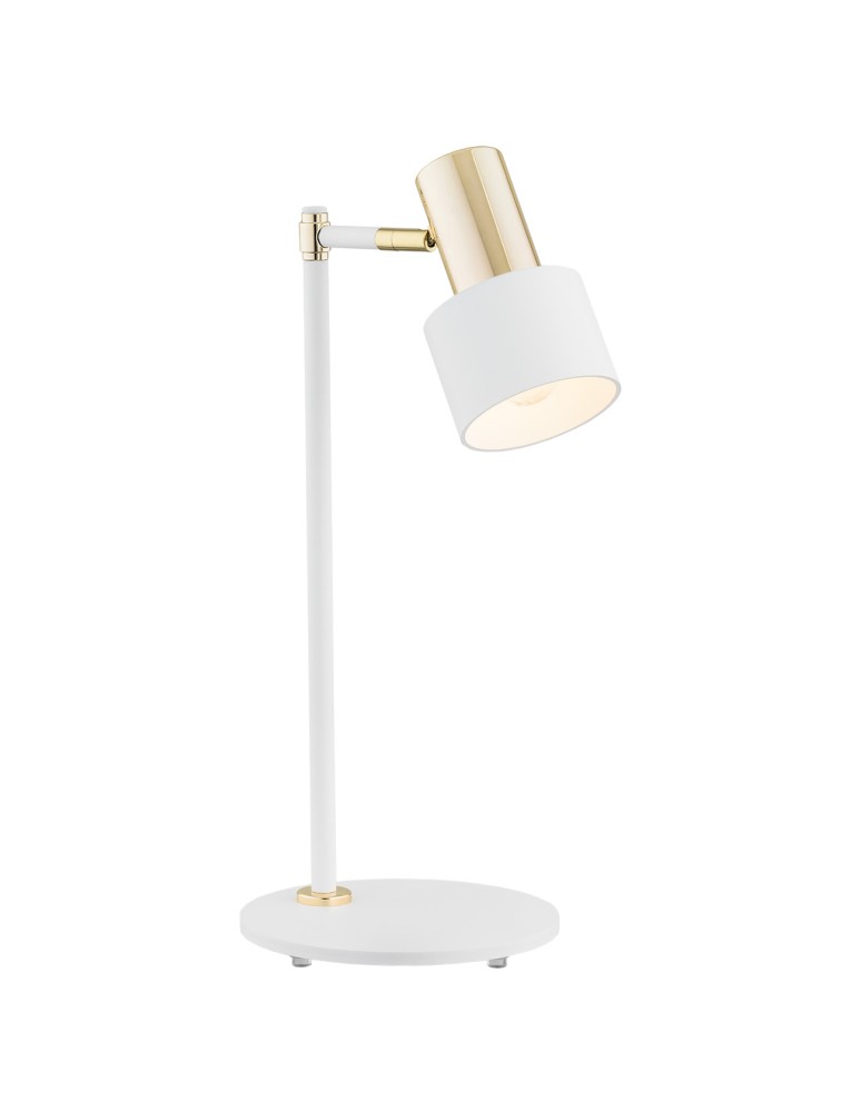 Argon DORIA lampa biurkowa 1 pł. 1x15W (max) biały struktura mosiądz 4256 Argon DORIA lampa biurkowa 1 pł. 1x15W (max) biały struktura mosiądz 4256
