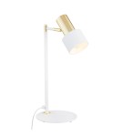 Argon DORIA lampa biurkowa 1 pł. 1x15W (max) biały struktura mosiądz 4256 Argon DORIA lampa biurkowa 1 pł. 1x15W (max) biały struktura mosiądz 4256