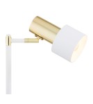 Argon DORIA lampa biurkowa 1 pł. 1x15W (max) biały struktura mosiądz 4256 Argon DORIA lampa biurkowa 1 pł. 1x15W (max) biały struktura mosiądz 4256