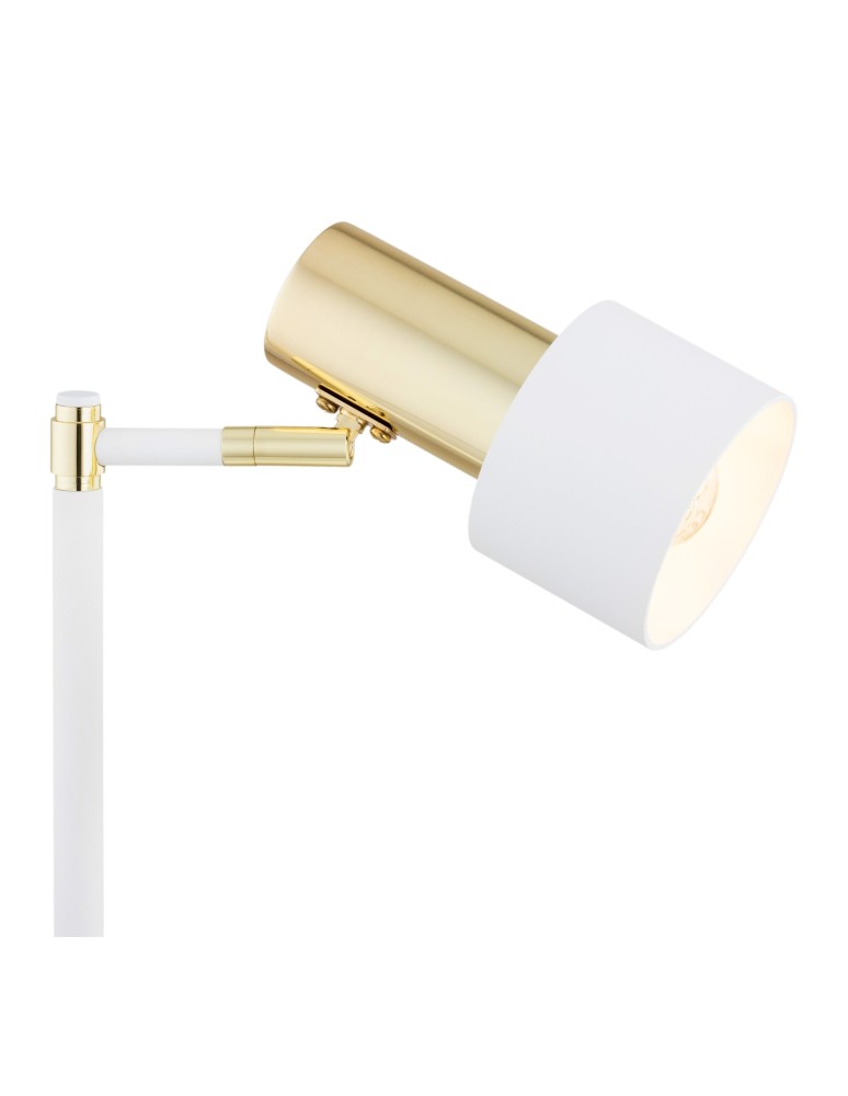 Argon DORIA lampa biurkowa 1 pł. 1x15W (max) biały struktura mosiądz 4256 Argon DORIA lampa biurkowa 1 pł. 1x15W (max) biały struktura mosiądz 4256