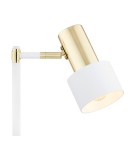 Argon DORIA lampa biurkowa 1 pł. 1x15W (max) biały struktura mosiądz 4256 Argon DORIA lampa biurkowa 1 pł. 1x15W (max) biały struktura mosiądz 4256