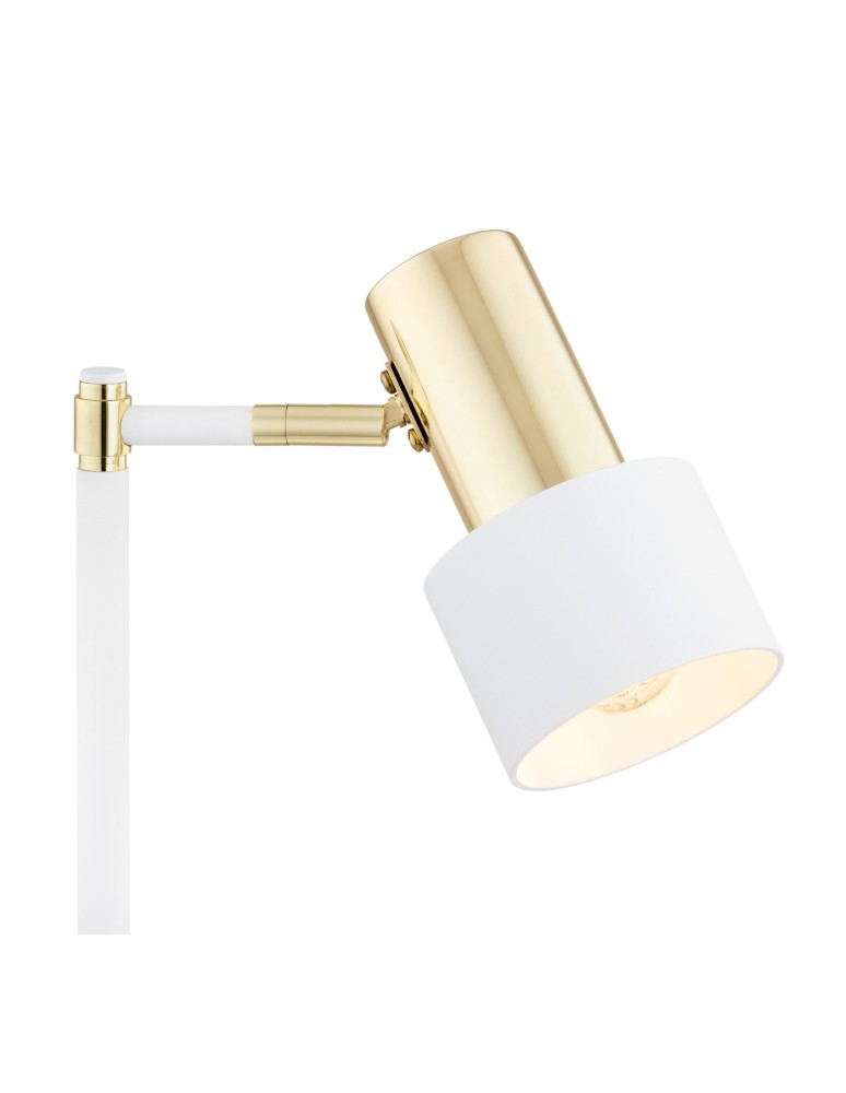 Argon DORIA lampa biurkowa 1 pł. 1x15W (max) biały struktura mosiądz 4256 Argon DORIA lampa biurkowa 1 pł. 1x15W (max) biały struktura mosiądz 4256