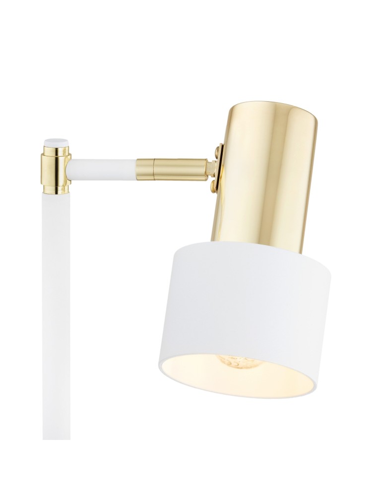 Argon DORIA lampa biurkowa 1 pł. 1x15W (max) biały struktura mosiądz 4256 Argon DORIA lampa biurkowa 1 pł. 1x15W (max) biały struktura mosiądz 4256